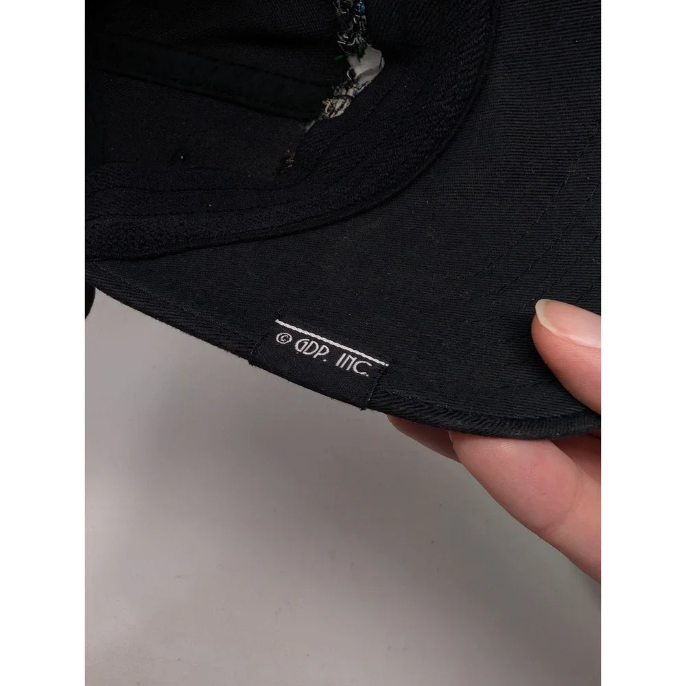 Grateful Dead Dancing Bears Strapback Hat Black GDP Official Vintage Sz Large XL
